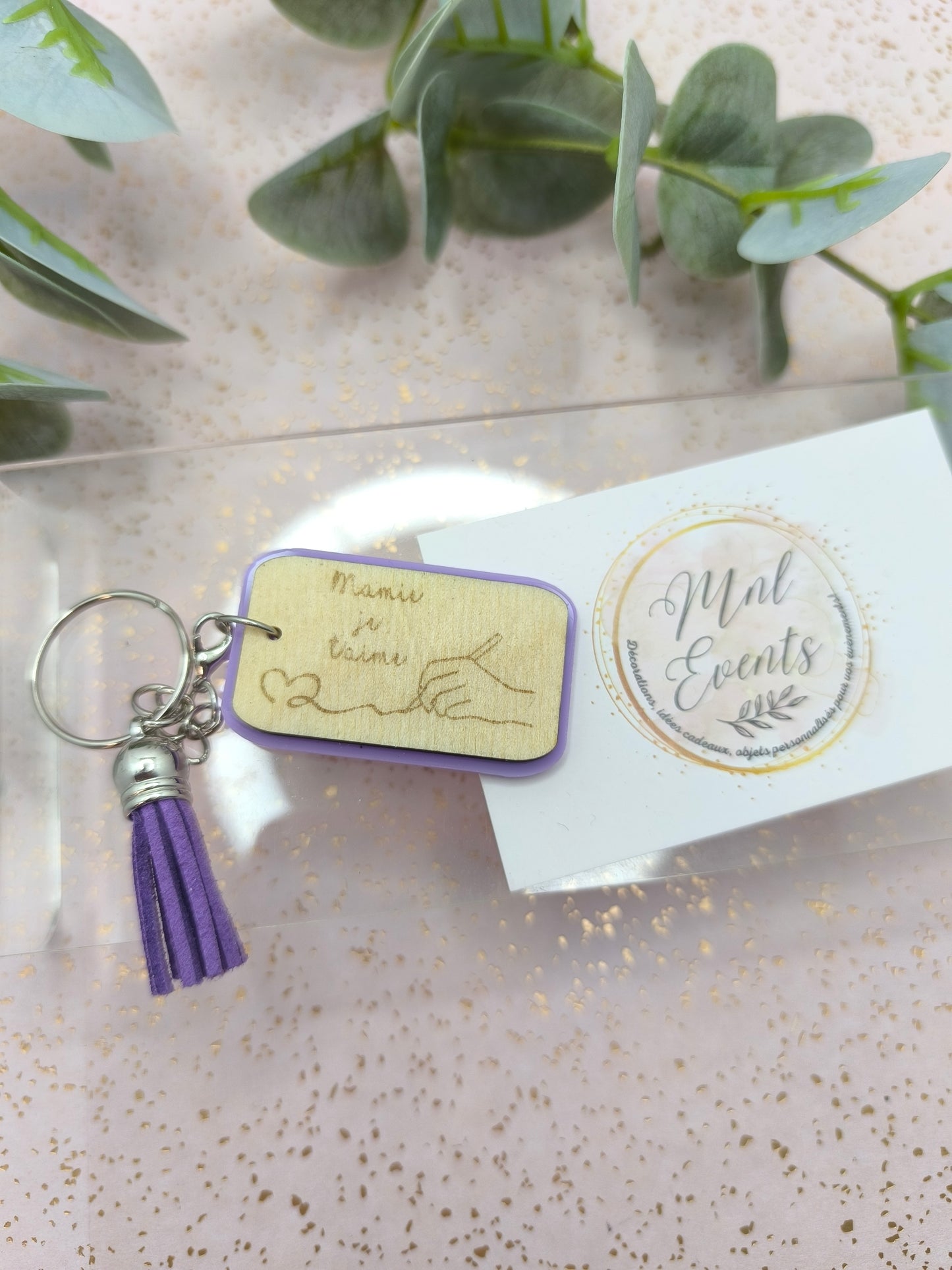 Porte clef Mamie je t'aime