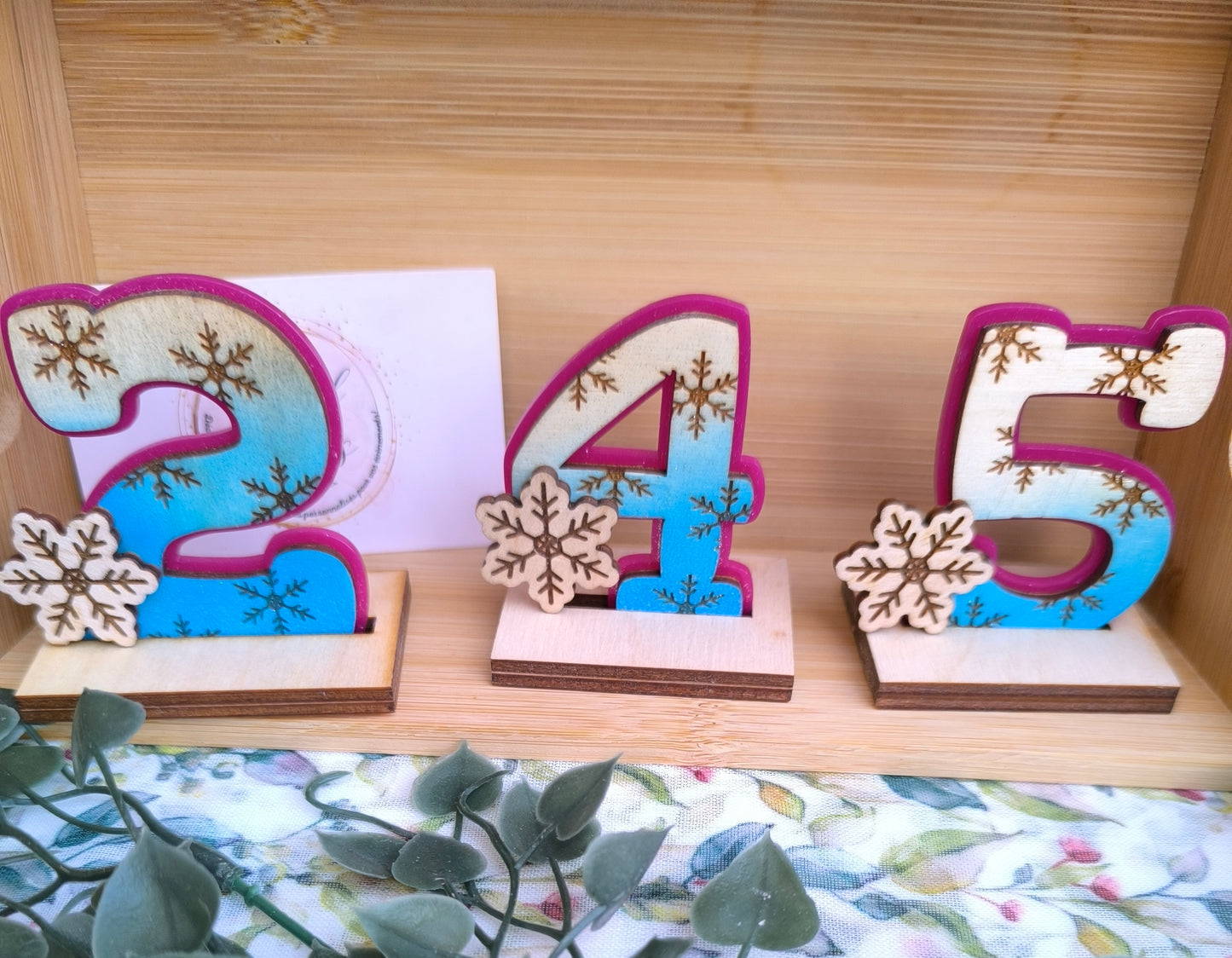 Chiffre à poser inspiration Reine des neiges