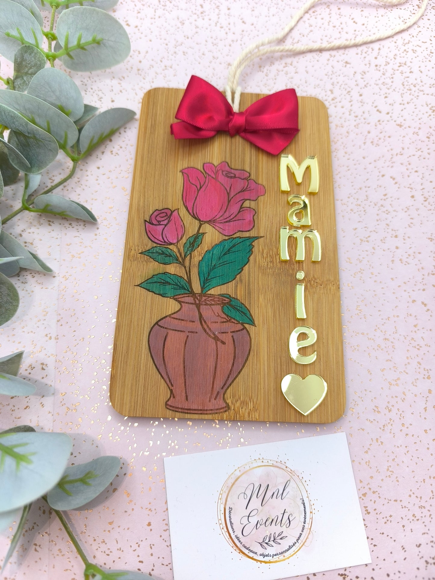 Planche en bois Mamie