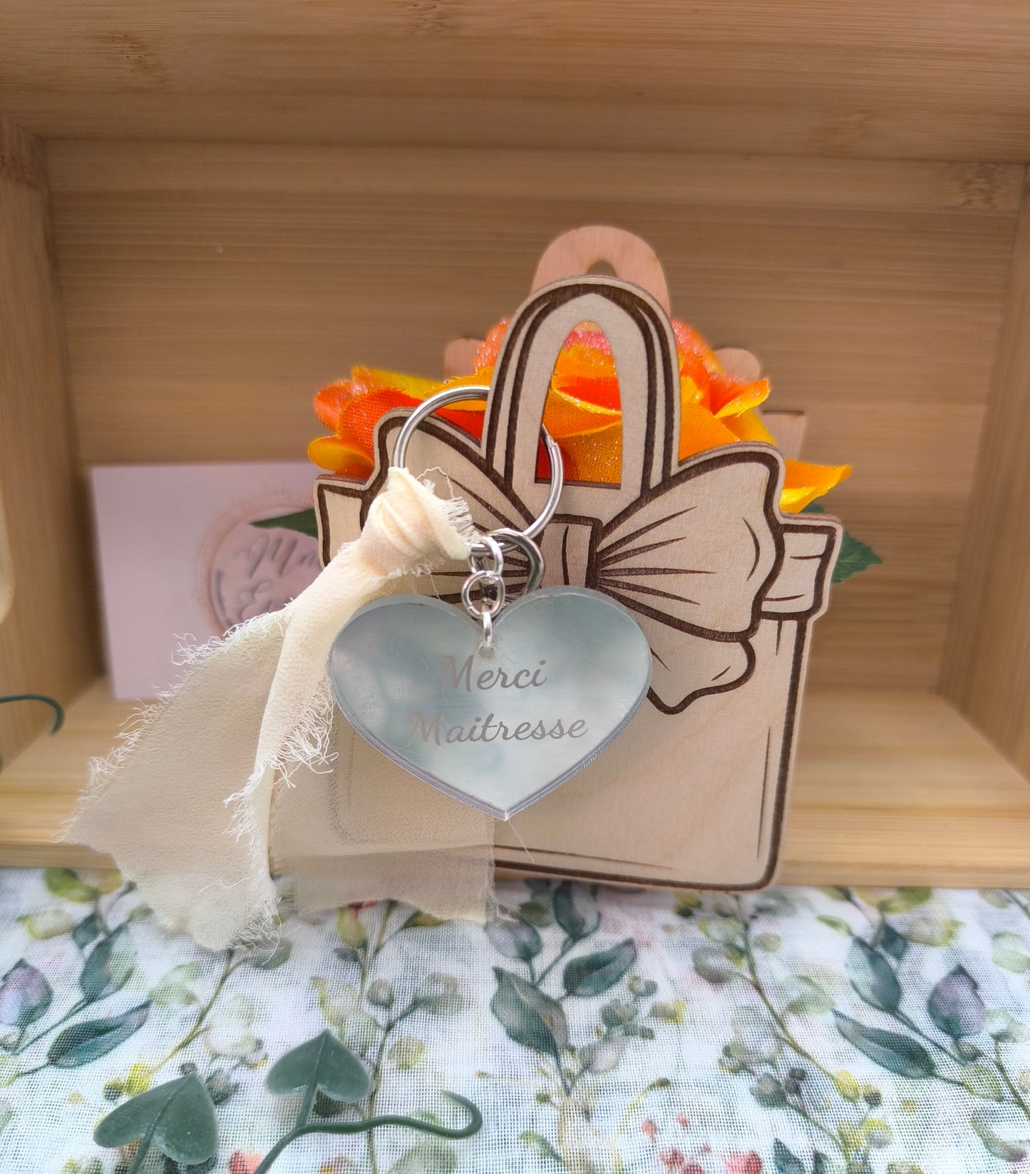 Petit sac à main avec rose