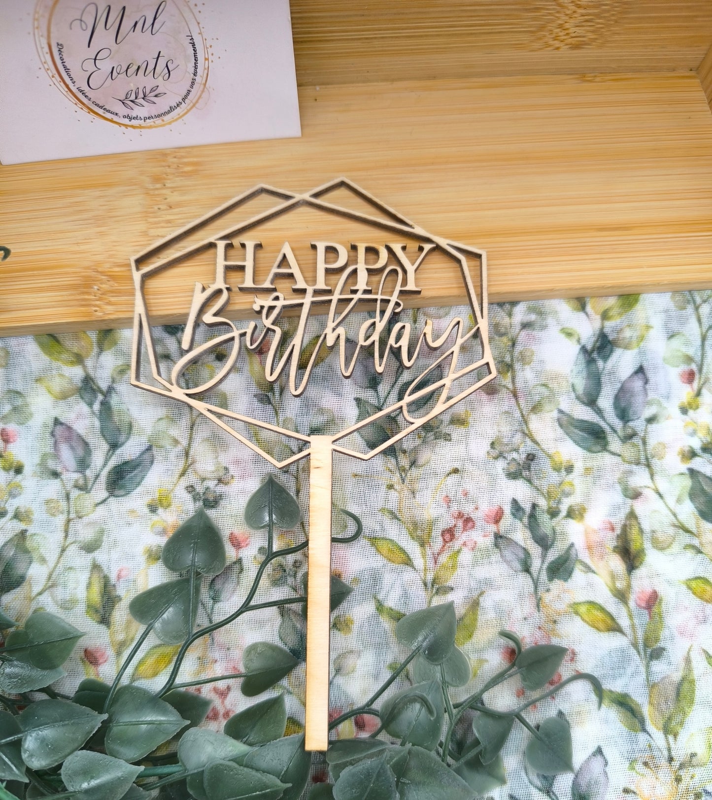 Cake toppers en bois