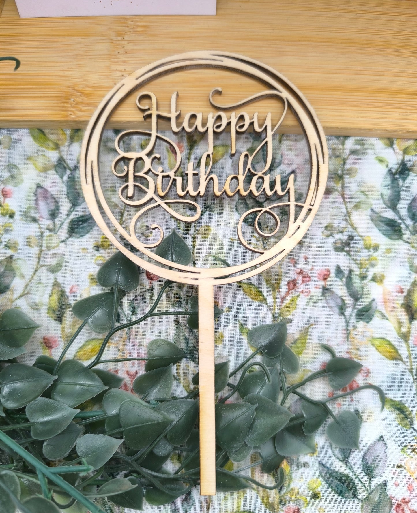 Cake toppers en bois
