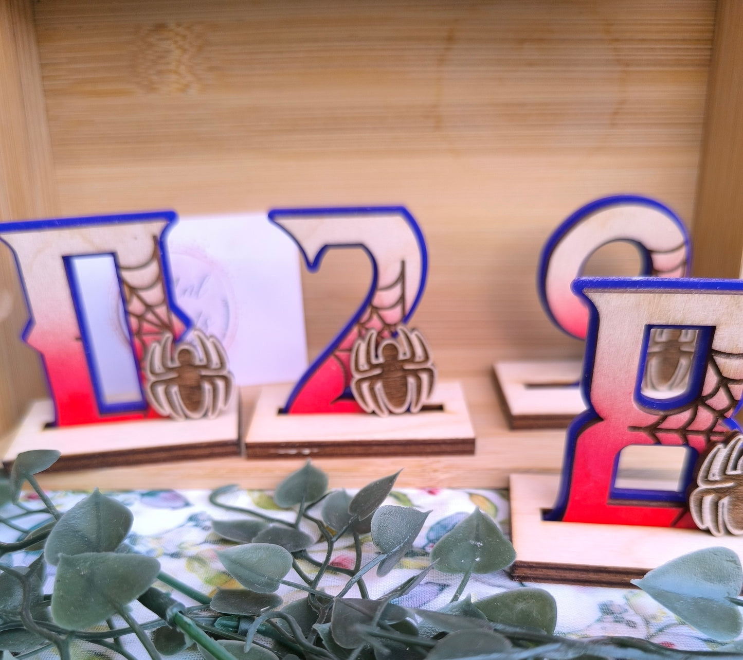 Chiffre à poser Inspiration Spiderman