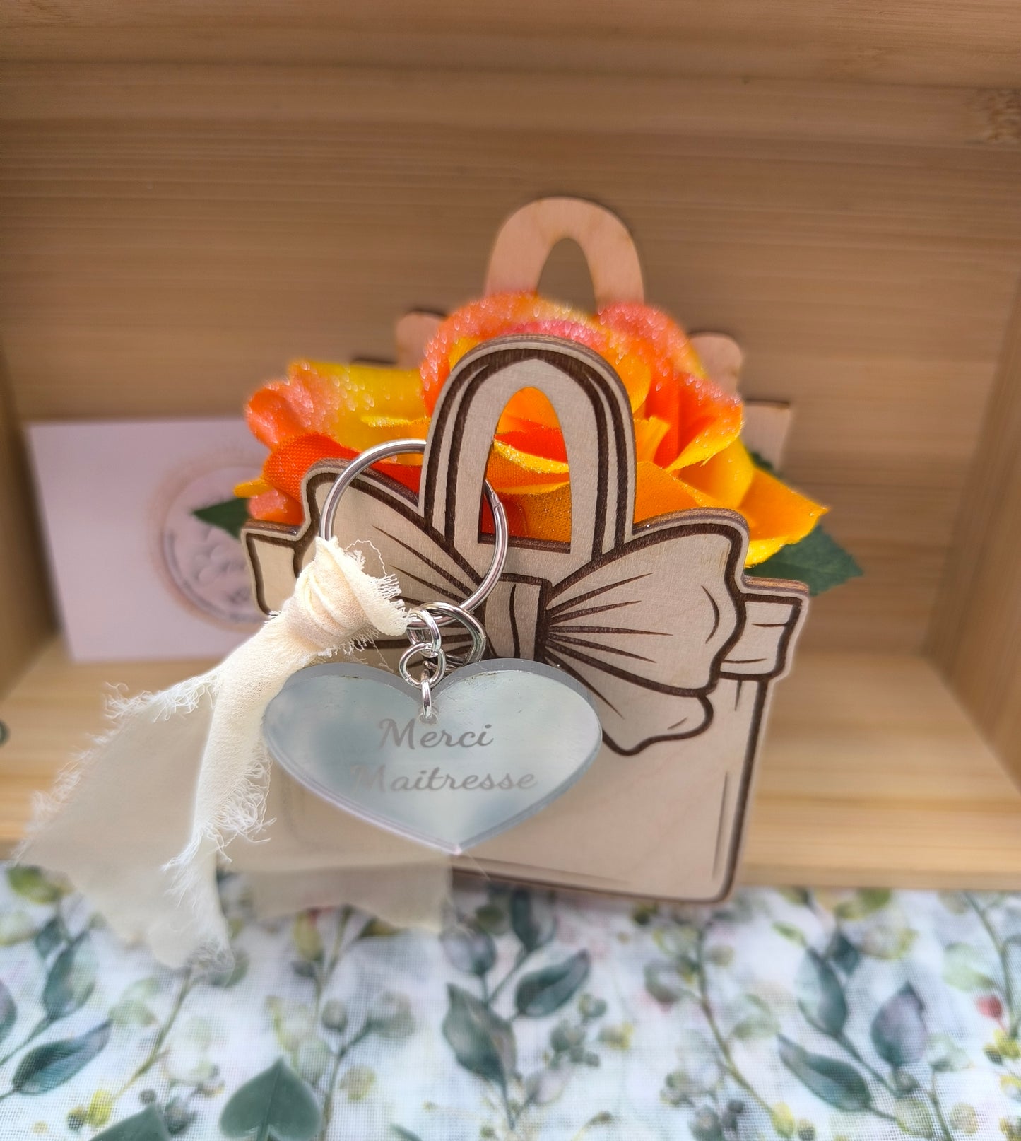Petit sac à main avec rose