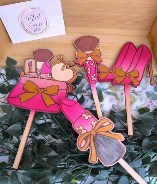 Cake topper Thème Girly