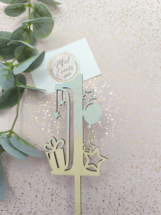 Cake topper chiffre