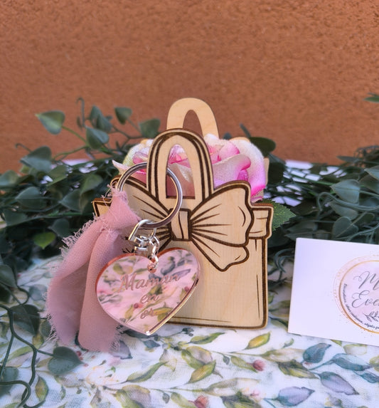 Sac rose Maman en Or