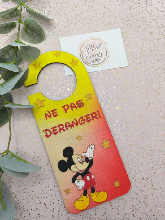 Plaque de porte Mouse