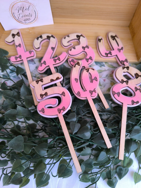 Topper chiffre Inspiration Minnie
