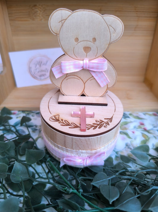 Boite Nounours rose